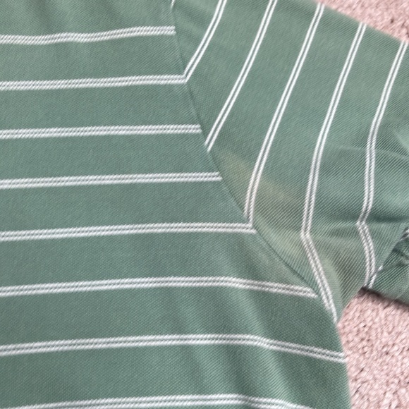 Polo Ralph Lauren Green Striped Polo Shirt - Picture 4 of 6